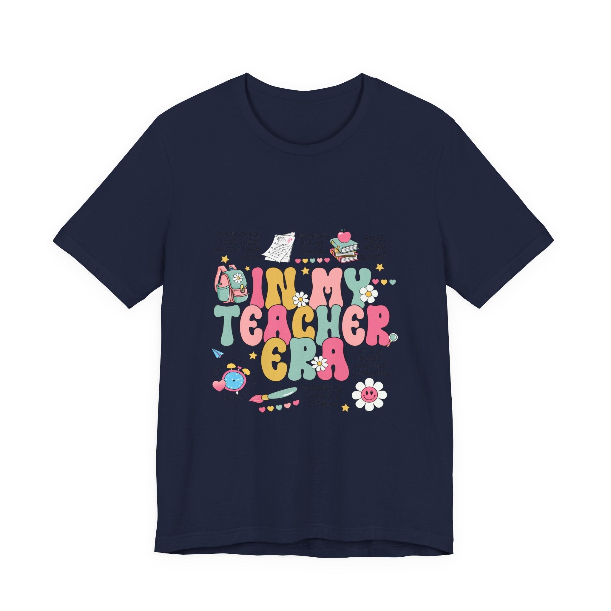 Teacher Gift T-Shirt – “In My Teacher Era” Cute Pastel Graphic Tee for Educators