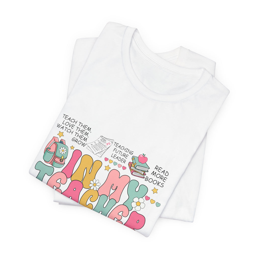 Teacher Gift T-Shirt – “In My Teacher Era” Cute Pastel Graphic Tee for Educators