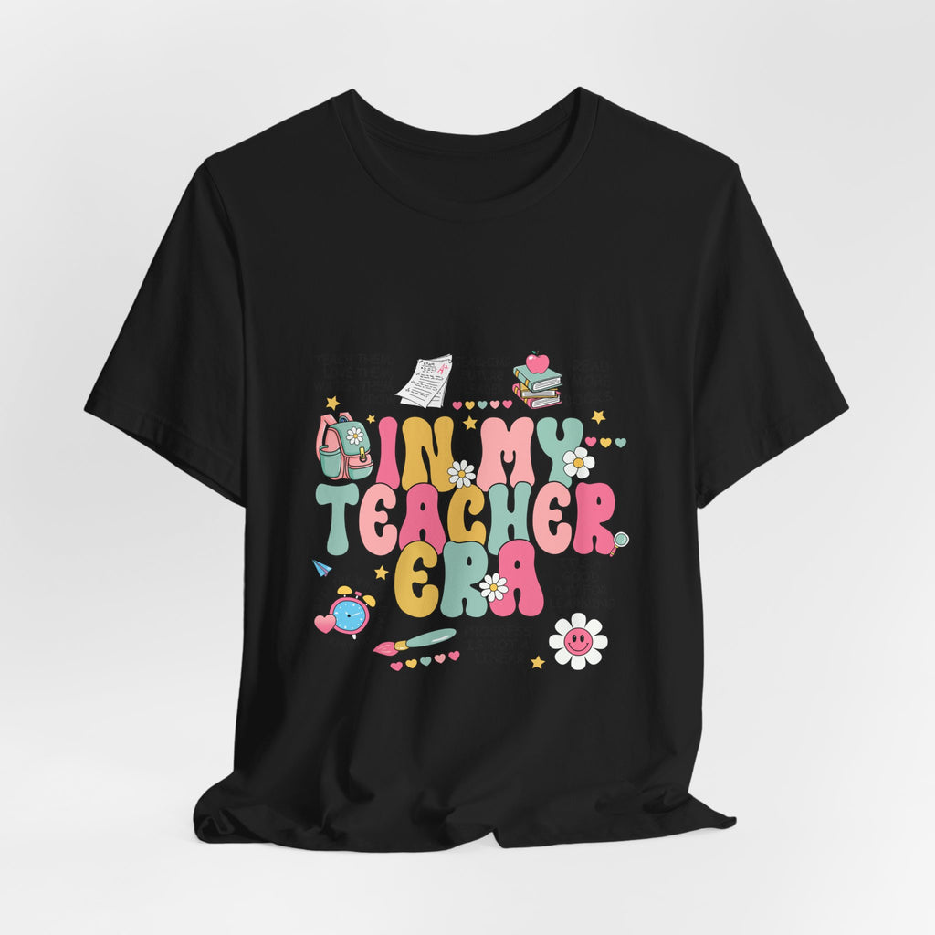 Teacher Gift T-Shirt – “In My Teacher Era” Cute Pastel Graphic Tee for Educators
