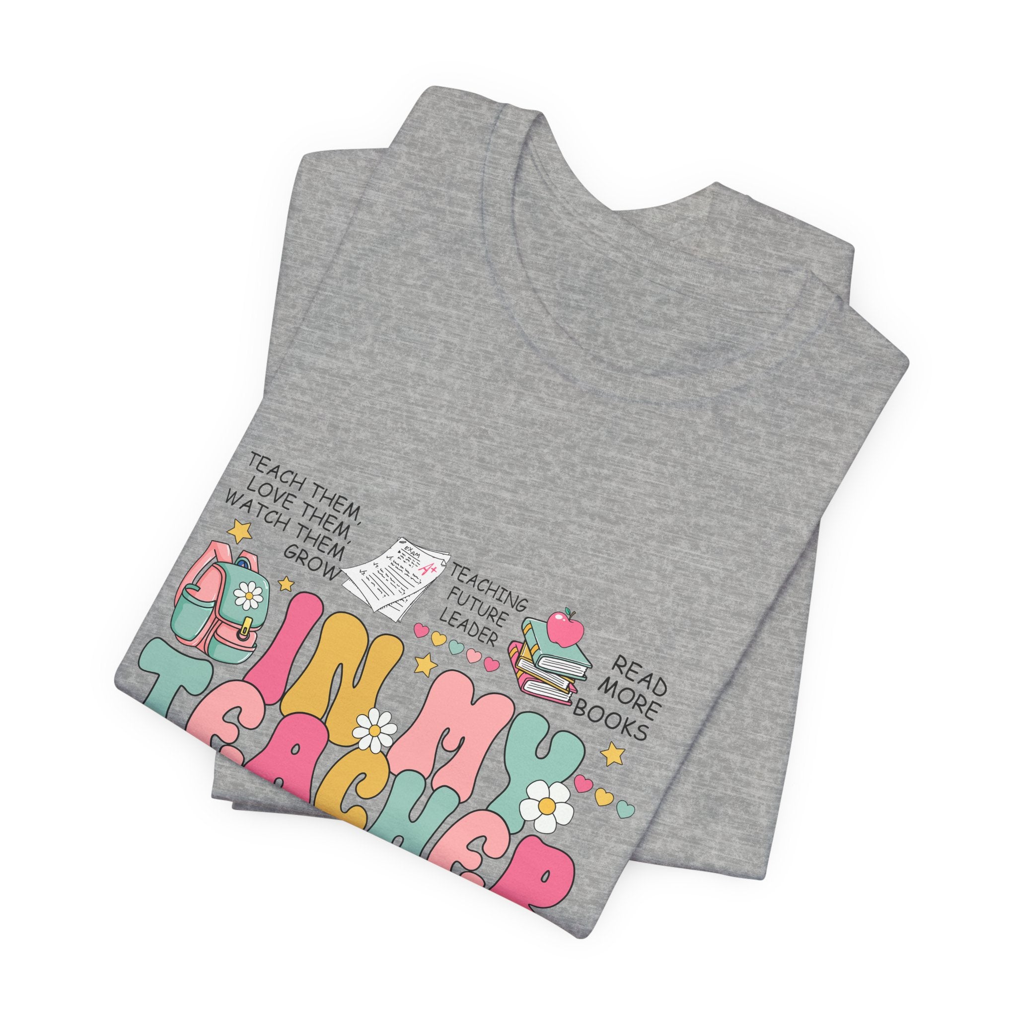 Teacher Gift T-Shirt – “In My Teacher Era” Cute Pastel Graphic Tee for Educators