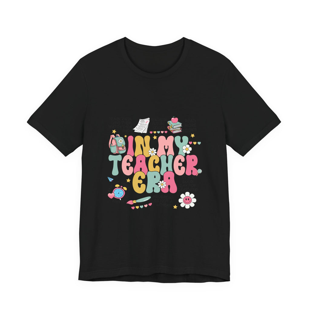 Teacher Gift T-Shirt – “In My Teacher Era” Cute Pastel Graphic Tee for Educators