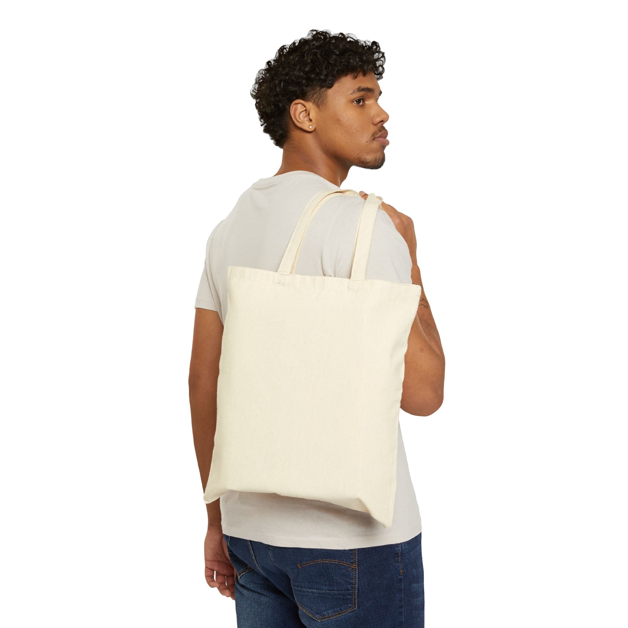 Teacher Crew Cotton Tote Bag — "In My Teacher Crew" Cute Back-to-School Gift
