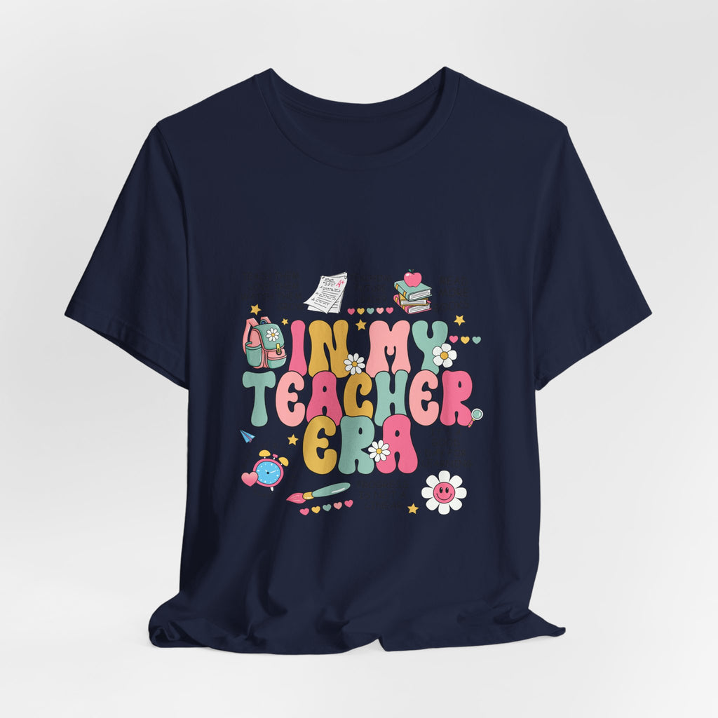 Teacher Gift T-Shirt – “In My Teacher Era” Cute Pastel Graphic Tee for Educators
