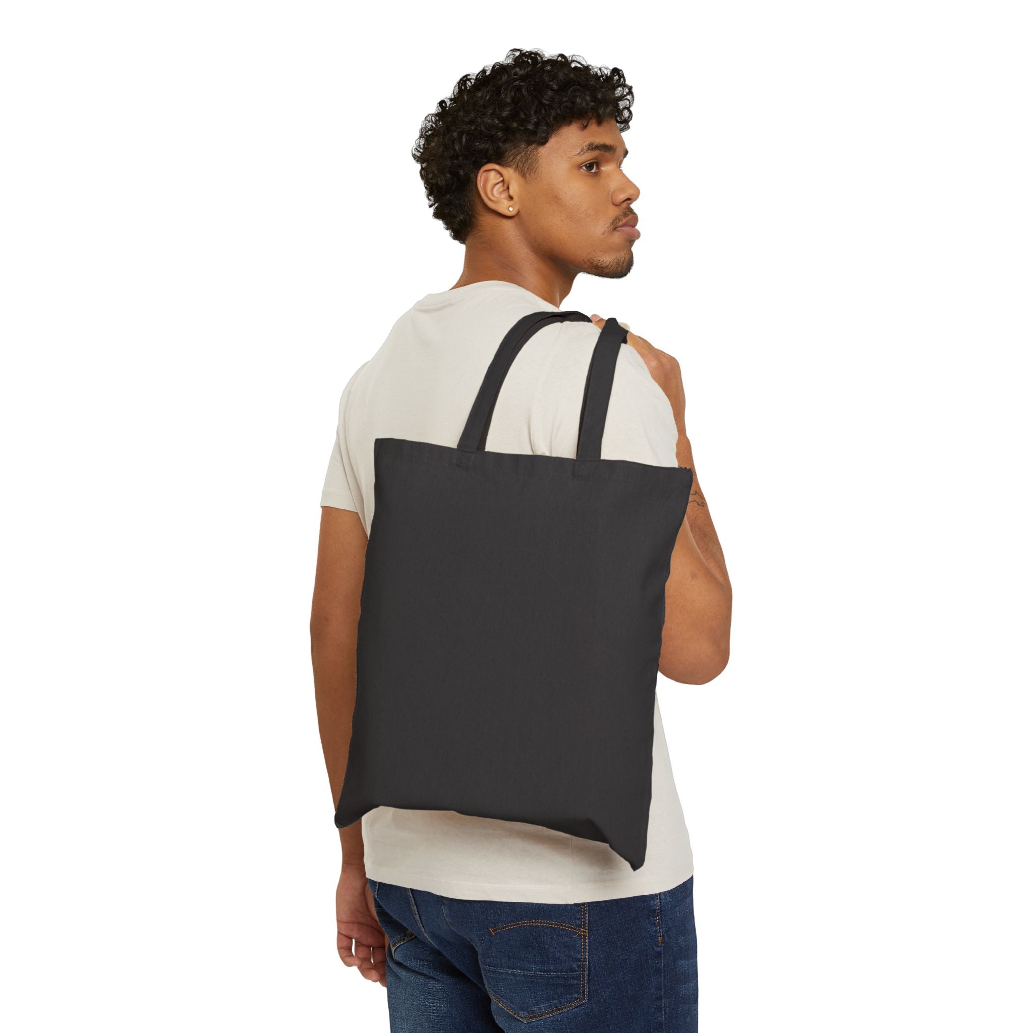 Teacher Crew Cotton Tote Bag — "In My Teacher Crew" Cute Back-to-School Gift